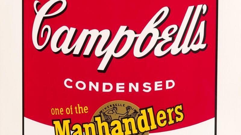 Andy Warhol soup can at Morgan O'Driscoll