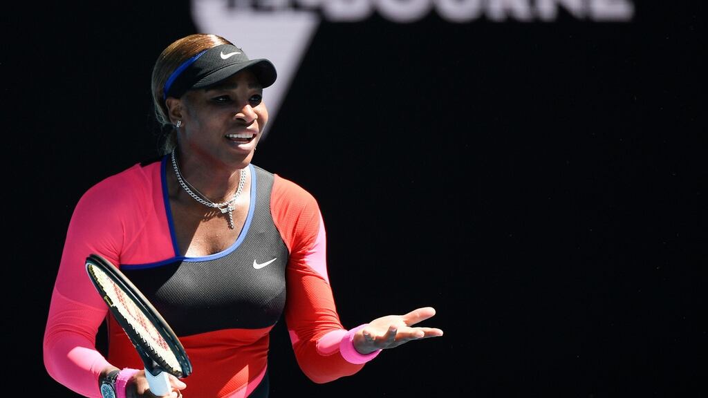 Serena Williams was beaten in straight sets by Naomi Osaka. Photograph: Andy Brownbill/AP