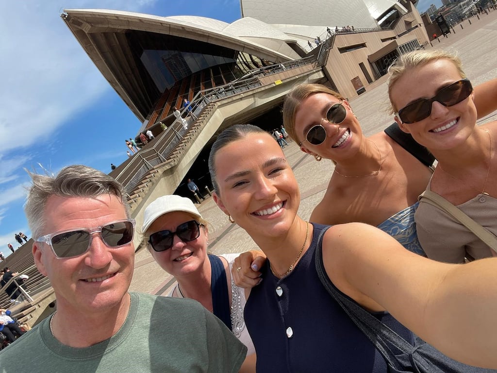 Left to right: Gary Cooley, Catherine Moonan, Ella Cooley, Alannah Cooley and Cliona Cooley