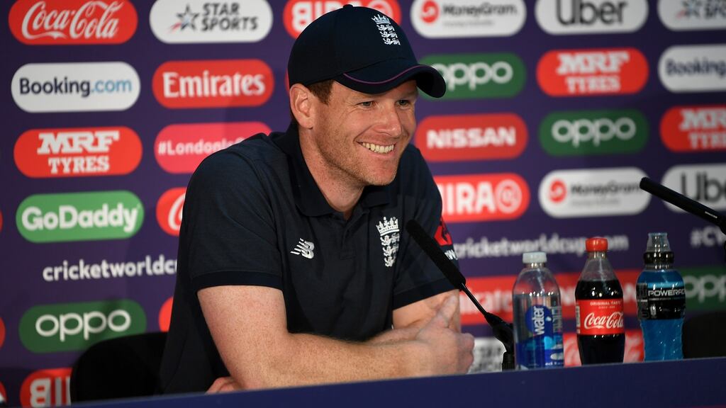 Eoin Morgan: “I don’t think I could do anything, or should so anything, to try influence the fans to change their mind.” Photograph: Gareth Copley/Getty Images