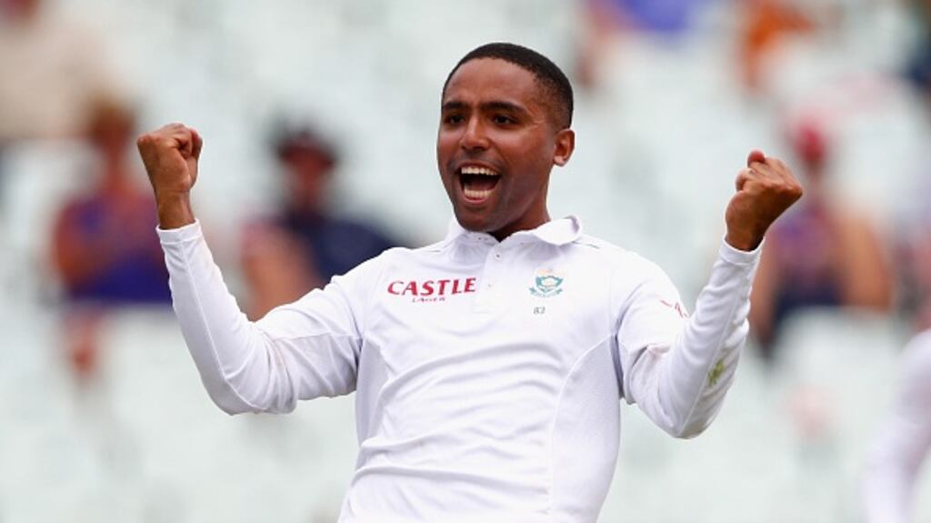 South Africa spinner Dane Piedt is among a number of Proteas players seeking a contract in county cricket before the Kolpak loophole is shut. Photograph: Getty/Julian Finney