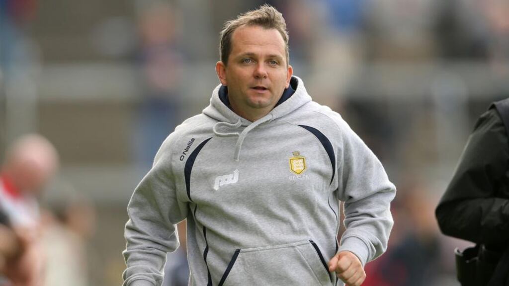 Clare manager Davy Fitzgerald after the defeat to Cork. Photograph: Cathal Noonan/Inpho