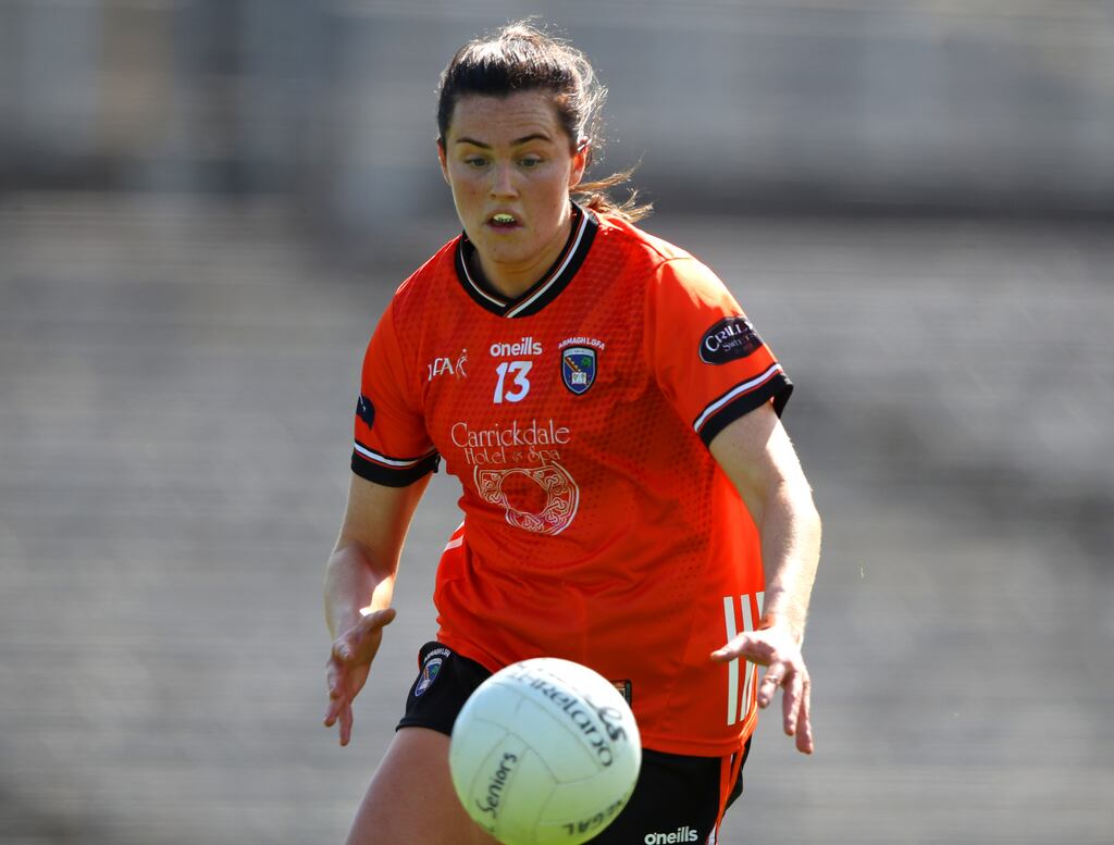 Armagh's Aimee Mackin. Photograph: Leah Scholes/Inpho