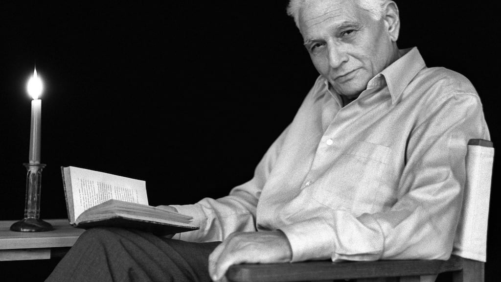 French philosopher Jacques Derrida: concerned less with the question of animal rights and more with the notion of human as animal and our relationship as organisms to other members of the animal kingdom Photograph: Joel Robine/Staff AFP