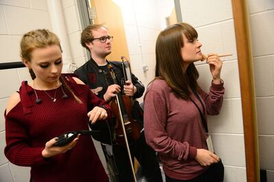 Roseanna, Jonathan and Alanna Brown of The Rua. Photograph: Arthur Allison/Pacemaker