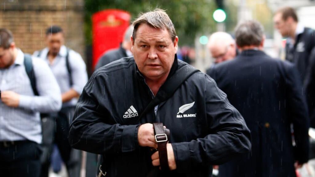 New Zealand coach Steven Hansen is unimpressed with Europe’s reliance on Kiwi coaches. Photograph: Phil Walter/Getty Images