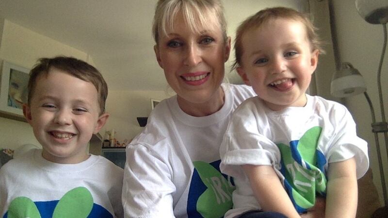 Grainne O’Keeffe-Vigneron - pictured with her two children - has been living in France for two decades.