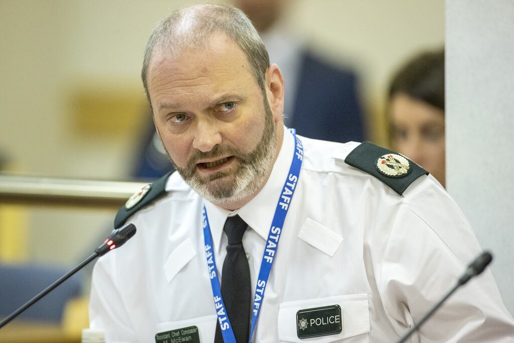 PSNI Assistant Chief Constable Mark McEwan. Photograph: PA