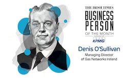 The Irish Times Business Person of the Month: Denis O’Sullivan