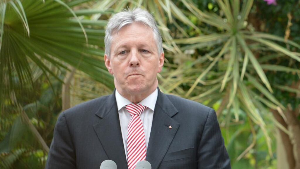 Peter Robinson, Northern Ireland First Minister Photograph: Alan Betson