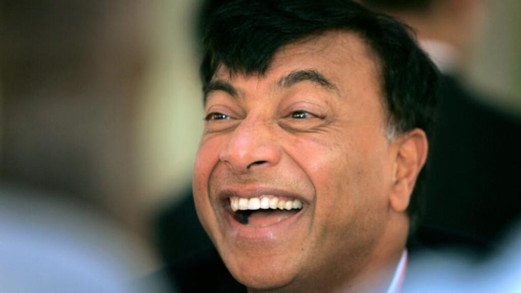 Chief executive Lakshmi Mittal said the Luxembourg-based steelmaker was cautiously optimistic about 2014. Photograph: AP