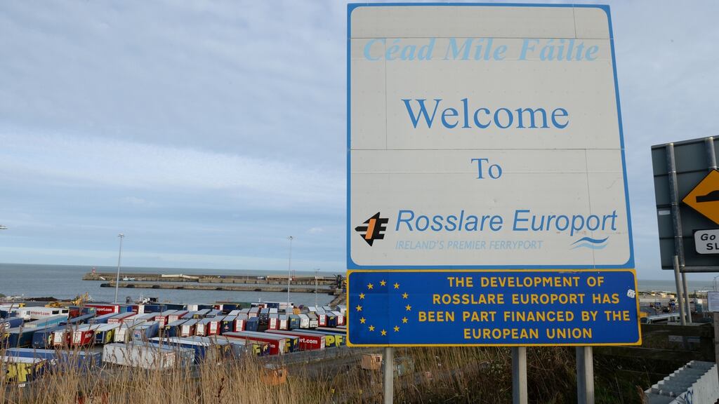 Rosslare Euro Port. Photograph: Alan Betson