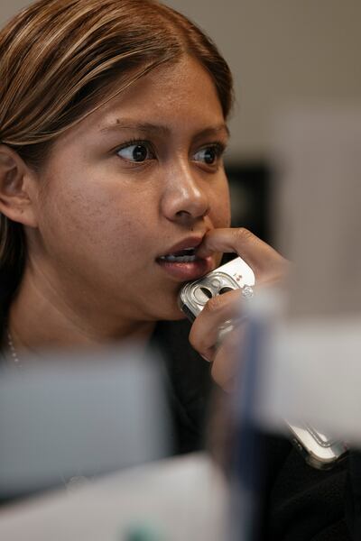 Daisy Hernandez, a manager at Glenn Valley Foods. Photograph: Erin Schaff/ The New York Times
