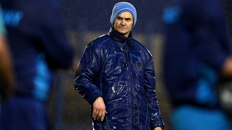Uruaguay head coach Esteban Meneses. Photograph: Alex Davidson/Getty