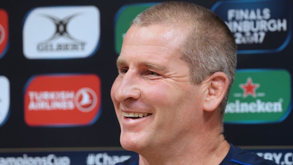 Senior coach Stuart Lancaster: “I’m keen to continue on what I am doing here” in Leinster. Photograph: Dan Sheridan/Inpho
