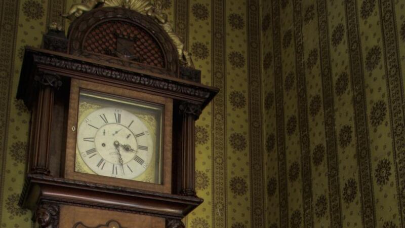 The clock, which is more than 9ft tall, plays ‘God Save the Queen’ and other tunes not yet identified