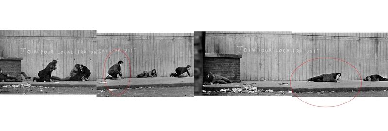 Bloody Sunday: the killing of Patrick Doherty. Photographs: Gilles Peress/Magnum