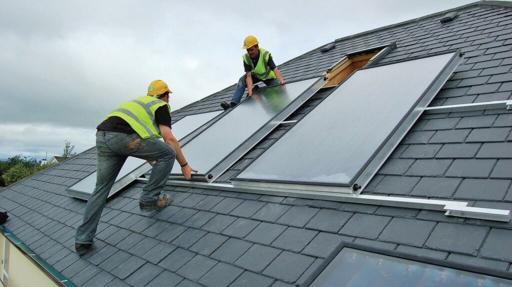 More than €500 million was borrowed last year to pay for home improvements such as solar panels. Photograph: courtesy of Construct Ireland