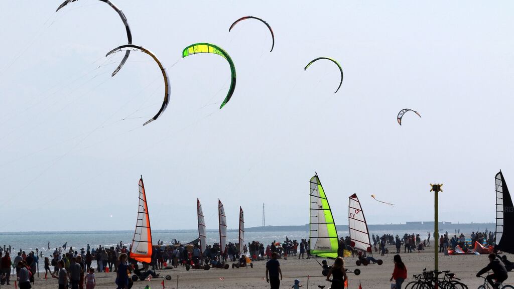 The Battle of the Bay watersport festival on Dollymount Strand, Co Dublin last weekend. Photograph: Nick Bradshaw/The Irish Times