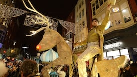 Children’s eyes light up as Christmas sparks into life in Dublin