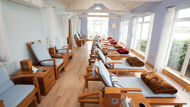 The relaxation room at Inchydoney Island Lodge & Spa