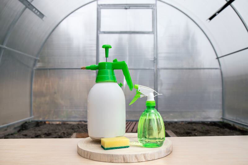 Dirty glass and plastic coverings badly affect the quality of light and lower the temperature in covered structures such as glasshouses and polytunnels. Photograph: iStock