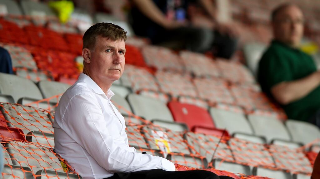 Stephen Kenny’s first game as Republic of Ireland manager will be against Bulgaria in Sofia. Photograph: Tommy Dickson/Inpho