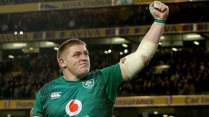 Tadhg Furlong’s all-round game makes him an ideal choice at prop. Photograph: Oisin Keniry/Inpho