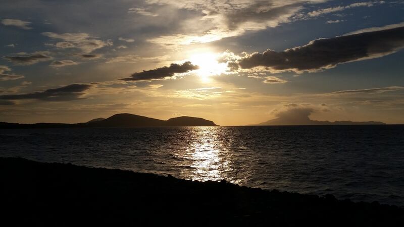 Sunset over Old Head in Co Clare
