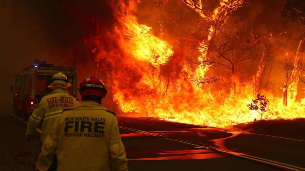 Australia’s bush fires: the EU budget needs to change to support such pressing requirements as the global climate crisis. Photograph: David Gray/Getty