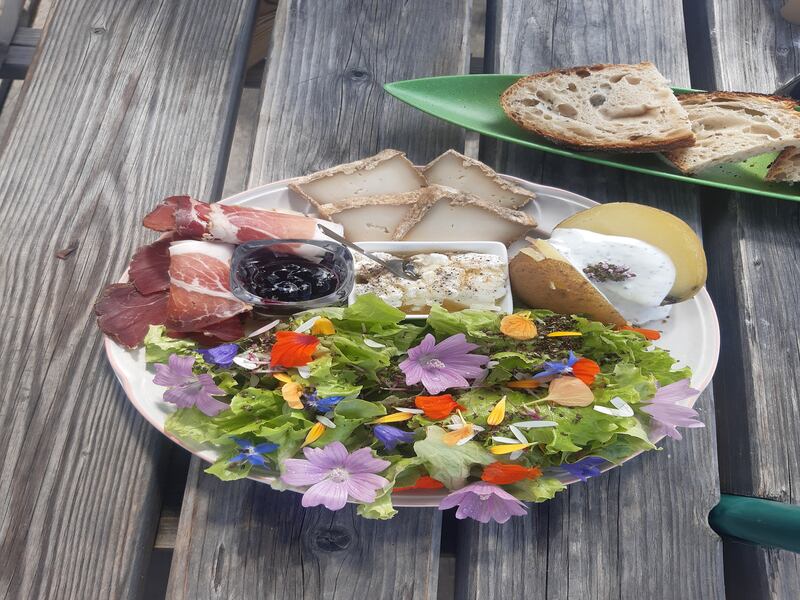 A local charcuterie board