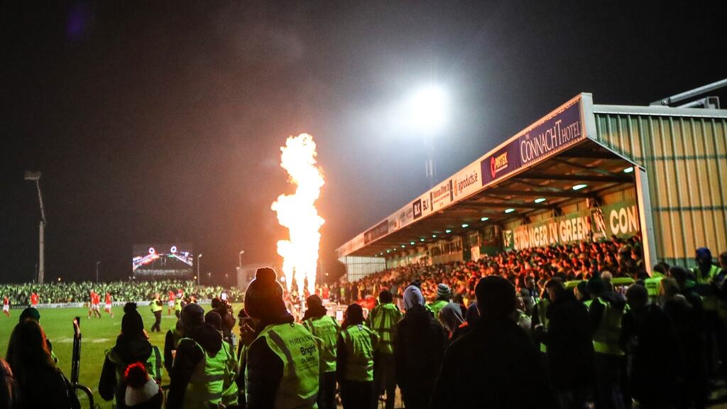 The Sportsground in Galway will be redeveloped into a modern stadium with a capacity of 12,000. The current pitch will be replaced with synthetic grass.