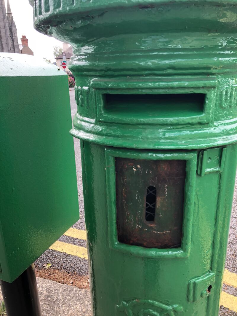 A decommissioned post-box in Ranelagh, Dublin. 'When was the last time you sent an actual letter?' Photograph: Bryan O'Brien