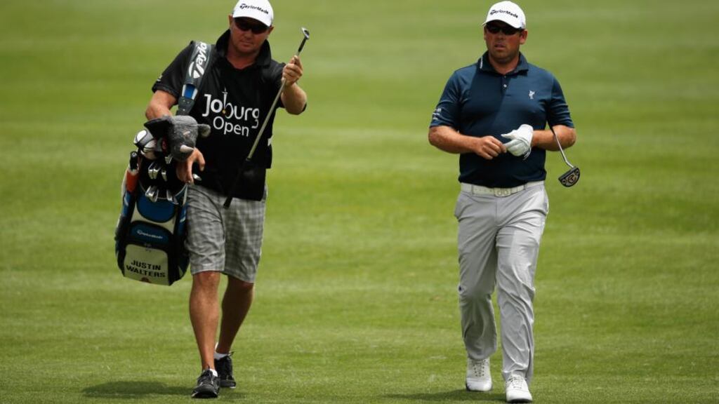 Justin Walters: one of the strong home contingent looking for success in the Africa Open which begins today at East London in the Eastern Cape. Photograph: Dean Mouhtaropoulos/Getty Images