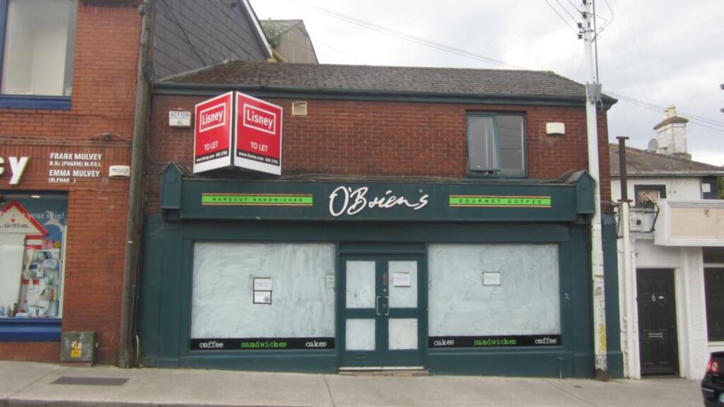The former O’Brien’s sandwich bar in Dundrum