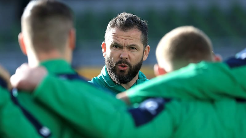 Ireland’s final two Six Nations games being played one week after the Heineken Cup final could be particularly challenging for Andy Farrell. Photograph: Donall Farmer/PA Wire