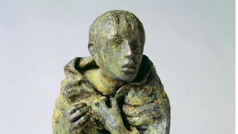 Rowan Gillespie’s The Victim, which is part of the Quinnipiac University collection