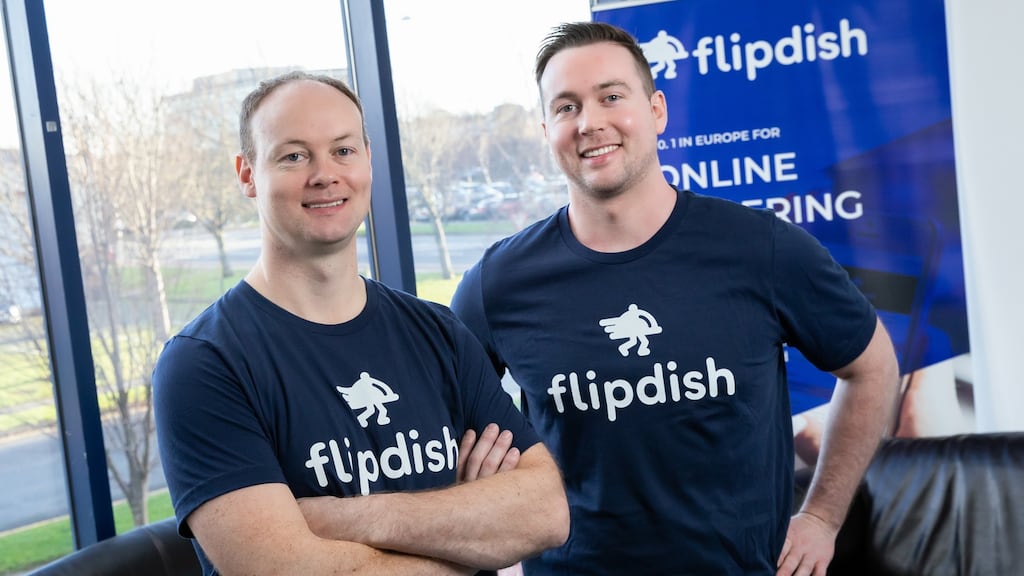 Flipdish founders Conor and James McCarthy. The tech unicorn's revenues continued to grow in the year to the end of January.