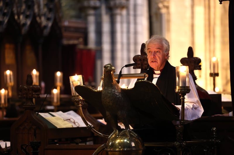 Archbishops of Dublin Michael Jackson: '“To see it reduced to rubble – it’s a bit like a nuclear wasteland – would tear very strongly at my heart.' Photograph: Dara Mac Dónaill