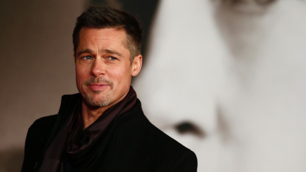 Brad Pitt at the UK premiere of the film ‘Allied’ in Leicester Square. Photograph: Adrian Dennis/AFP/Getty Images