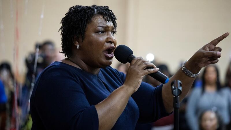 Stacey Abrams bids to become the first African-American female governor in US history in Georgia. Photograph:   Ruth Fremson/The New York Times