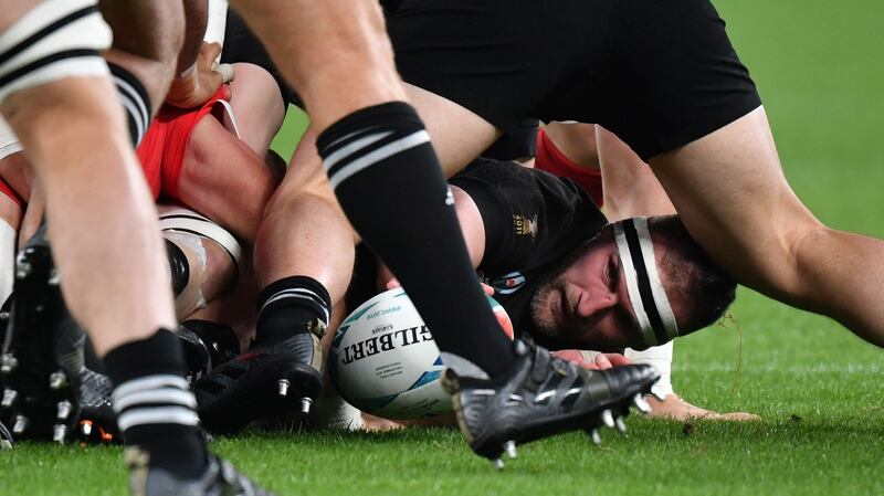 Kieran Read played his final game for the All Blacks before retiring. Photo: Kazuhiro Nogi/Getty Images