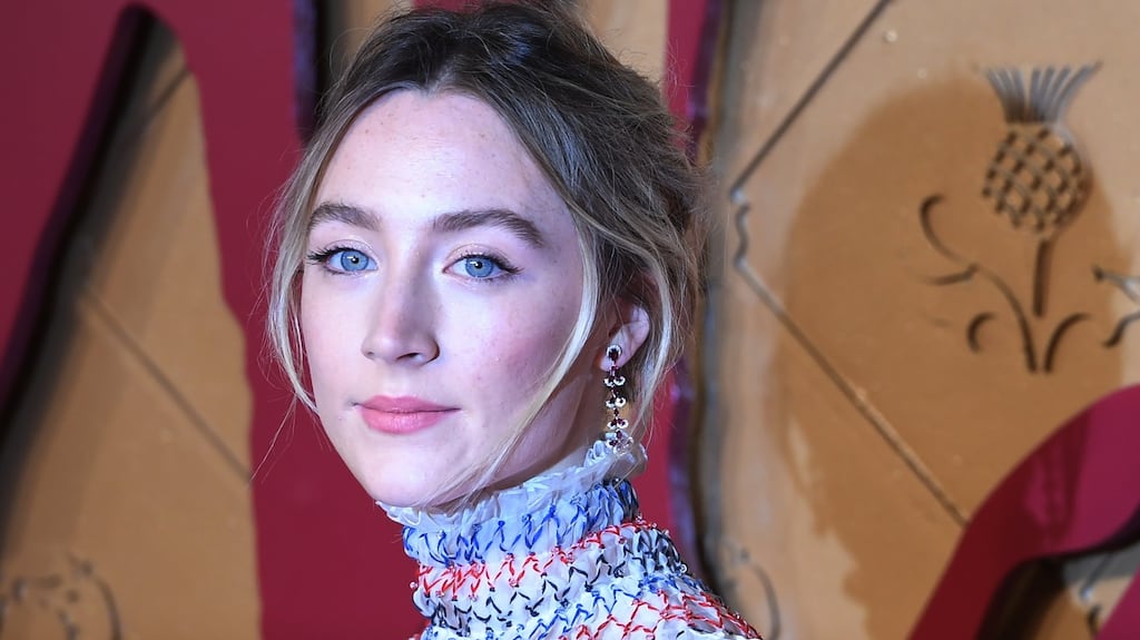 Saoirse Ronan arrives at the European premiere of her latest 2018 film in Leicester Square, London, on December 10th. Photograph: Facundo Arrizabalaga/EPA