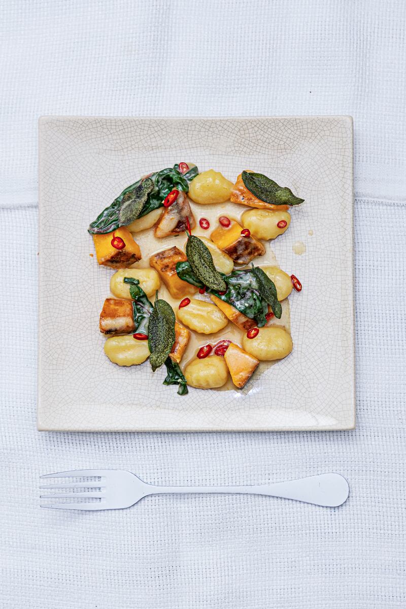 Gnocchi with squash, sage and chilli. Photograph: Harry Weir Photography