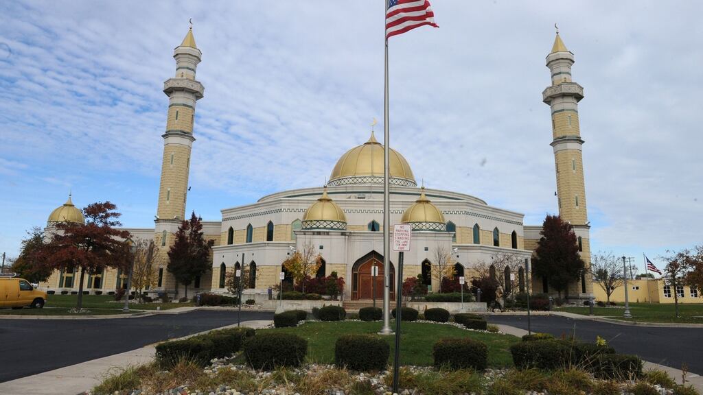 The Islamic Center of America in Dearborn, Michigan, where half the population are of Arab descent. Locals are split over the implications of the Trump travel ban. Photograph: Nova Safo/AFP/Getty Images