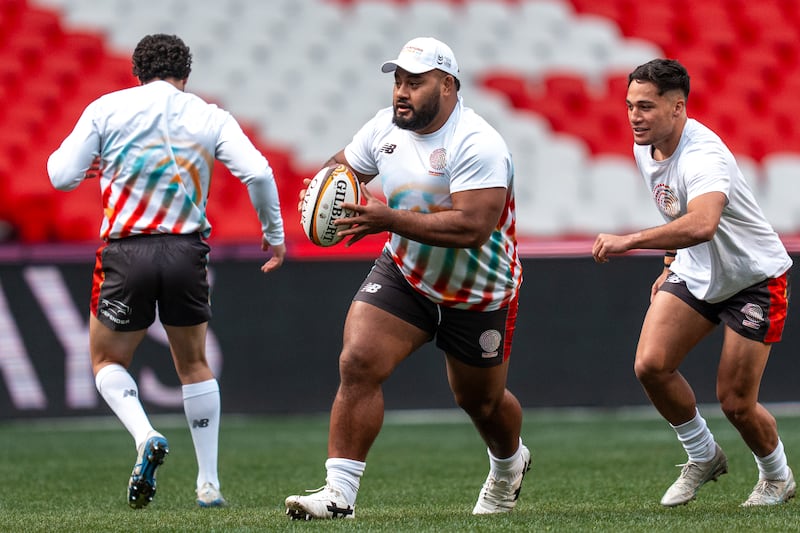 Taniela Tupou will start at tighthead for Australia in the third Test against the Lions in Sydney. Photograph: Asanka Ratnayake/Getty Images