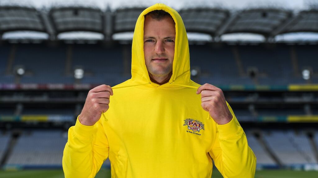 Michael Murphy at Croke Park where the GAA and GPA announced a new partnership with Pat the Baker. Photograph: Brendan Moran/Sportsfile
