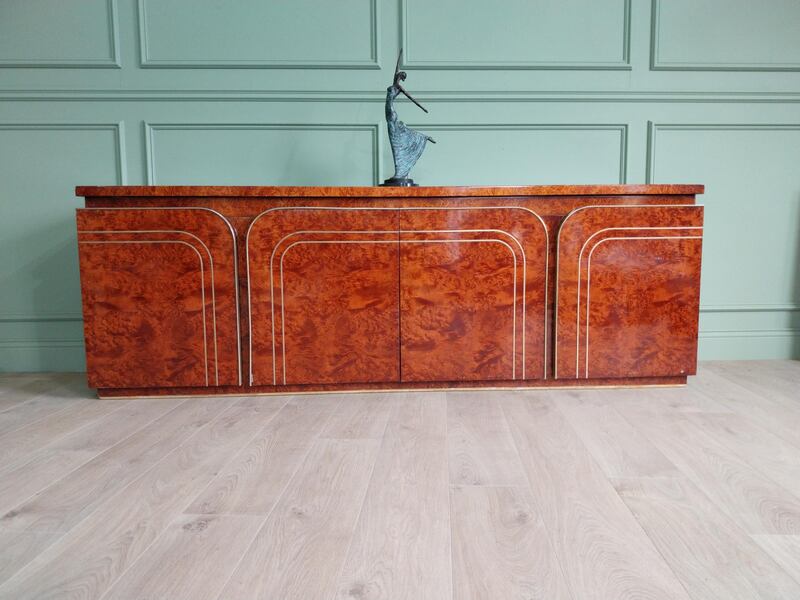 Lot 8, an Italian art deco-style walnut credenza, €800-€1,600