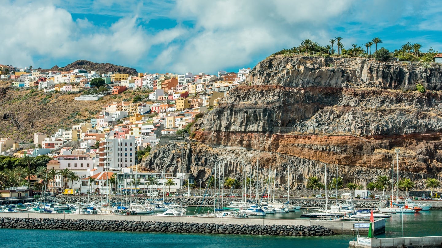 The town of San Sebastián in La Gomera. Photograph: Getty Images