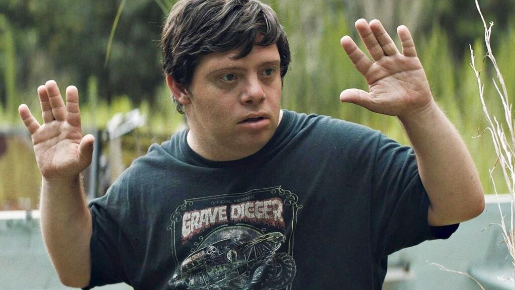 Zack Gottsagen: ‘I would say to people with Down syndrome to follow their heart.’ Photograph:  Seth Johnson/Armory Films